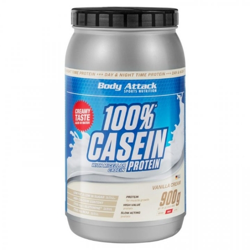 Picture of CASEIN PROTEIN 100% - 900G VANILLA BODY ATTACK
