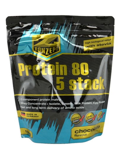 Picture of Protein 80 5 Stack 2kg  - Strawberry Z-Konzept