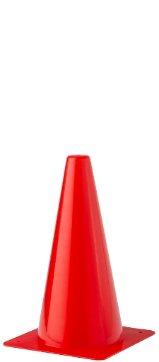 Picture of Plastic Training Cone 23cm - Red 