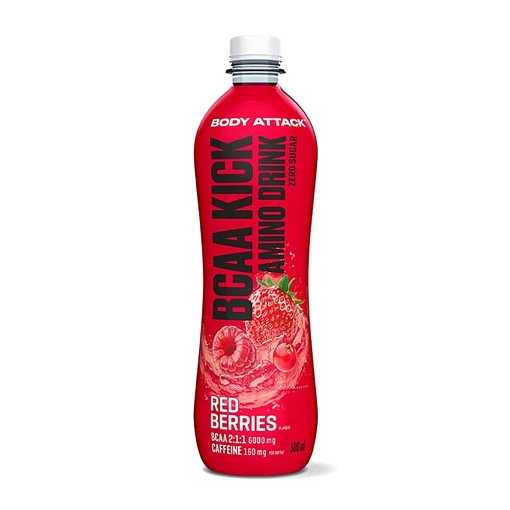 Picture of BCAA KICK Red Berries - 500ml Body Attack