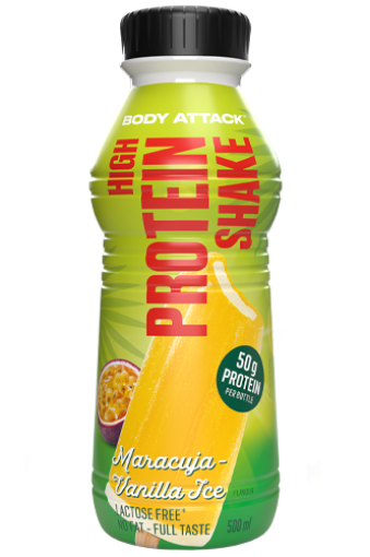 Picture of BODY ATTACK High Protein Shake 500 ml – Passion Fruit & Vanilla