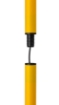 Picture of Marker pole with Spike in 2 Pieces 170cm 