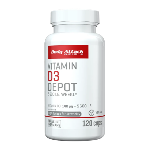 Picture of Vitamin D3 Depot - 120 Caps Body Attack