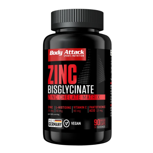 Picture of Zinc Bisglycinate (90 Capsules) Body Attack