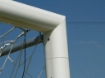 Picture of Poarta Fotbal Aluminiu 7.32x2.44 m, cu cadru fix de sol