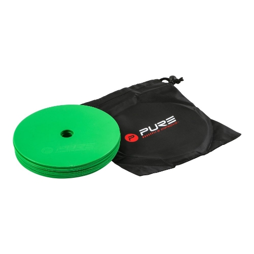 Picture of SET OF 10 GREEN P2I FLAT MARKERS