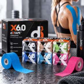 Picture for category d3Tape X6.0 Waterproof – Kinesiology Tape 5 cm x 6 m